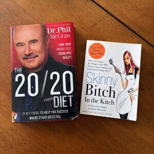 SKINNY B  IN THE KITCH & DR PHIL 20/20 DIET (2 BOOKS)
